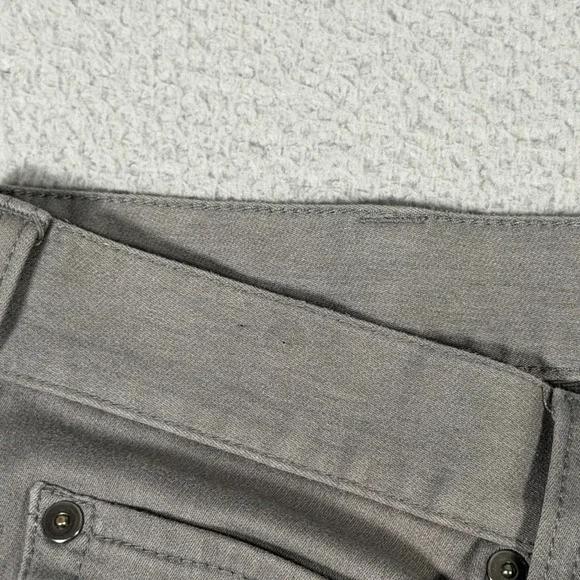 Banana Republic Jeans Mens 38x32 Gray Traveler Slim Fit Denim Stretch Casual - Picture 7 of 9